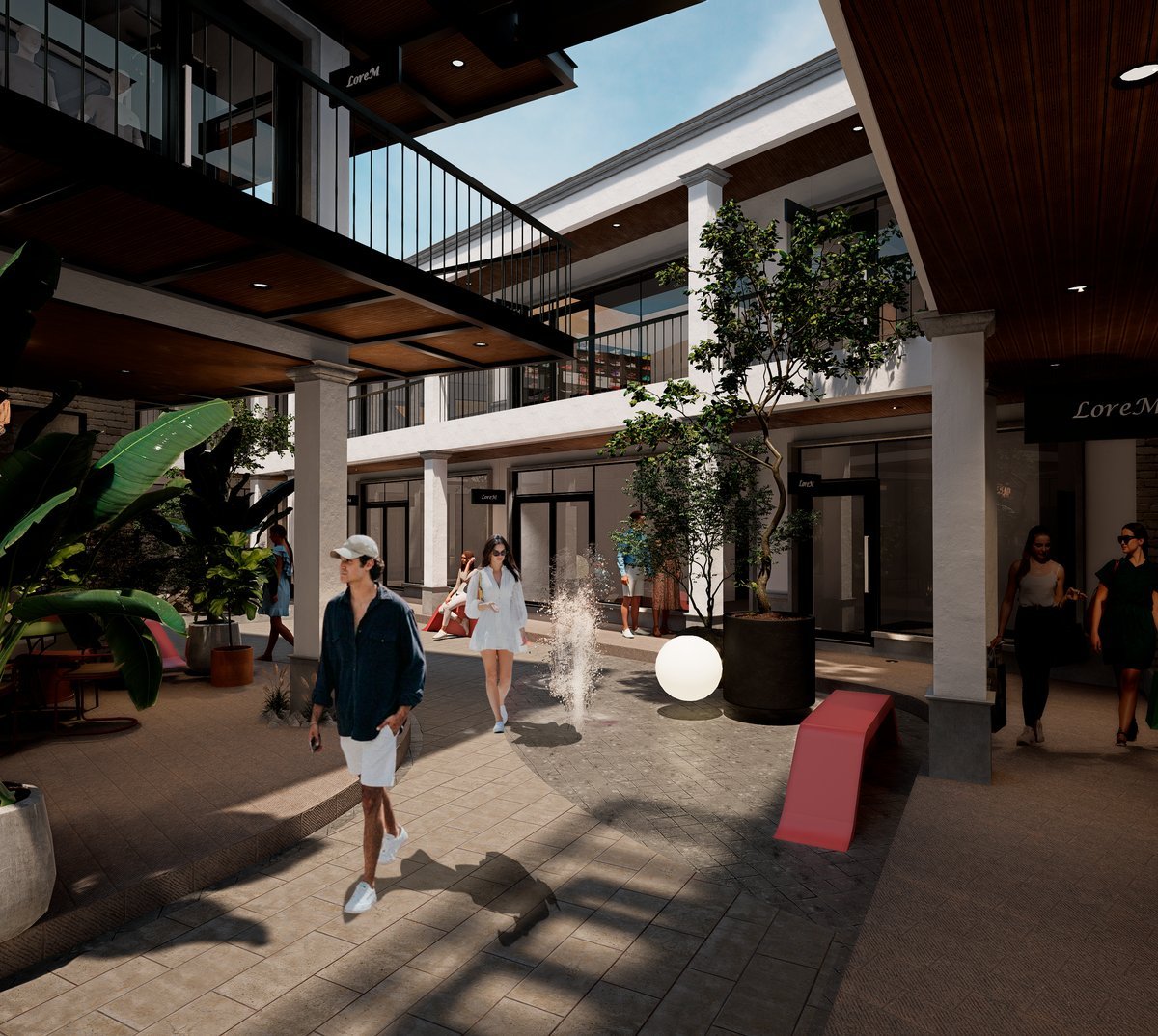 Plaza interior